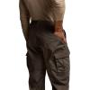 CQR Men’s Tactical Pants, Water Resistant Ripstop Cargo Pants, Lightweight EDC Work Hiking Pants, Outdoor Apparel(Raider Mag Pocket Dark Brown)