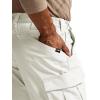 CQR Men’s Tactical Pants, Water Resistant Ripstop Cargo Pants, Lightweight EDC Work Hiking Pants, Outdoor Apparel(Raider Mag Pocket Frosted White)