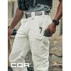CQR Men’s Tactical Pants, Water Resistant Ripstop Cargo Pants, Lightweight EDC Work Hiking Pants, Outdoor Apparel(Raider Mag Pocket Frosted White)
