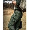 CQR Men’s Tactical Pants, Water Resistant Ripstop Cargo Pants, Lightweight EDC Work Hiking Pants, Outdoor Apparel(Raider Mag Pocket Green Kelp)