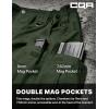 CQR Men’s Tactical Pants, Water Resistant Ripstop Cargo Pants, Lightweight EDC Work Hiking Pants, Outdoor Apparel(Raider Mag Pocket Green Kelp)