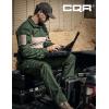 CQR Men’s Tactical Pants, Water Resistant Ripstop Cargo Pants, Lightweight EDC Work Hiking Pants, Outdoor Apparel(Raider Mag Pocket Green Kelp)
