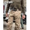 CQR Men’s Tactical Pants, Water Resistant Ripstop Cargo Pants, Lightweight EDC Work Hiking Pants, Outdoor Apparel(Raider Mag Pocket Khaki)