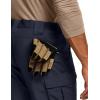 CQR Men’s Tactical Pants, Water Resistant Ripstop Cargo Pants, Lightweight EDC Work Hiking Pants, Outdoor Apparel(Raider Mag Pocket Police Navy)