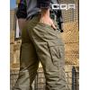 CQR Men’s Tactical Pants, Water Resistant Ripstop Cargo Pants, Lightweight EDC Work Hiking Pants, Outdoor Apparel(Raider Mag Pocket Soil Green)