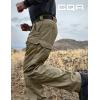 CQR Men’s Tactical Pants, Water Resistant Ripstop Cargo Pants, Lightweight EDC Work Hiking Pants, Outdoor Apparel(Raider Mag Pocket Soil Green)