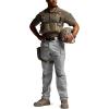 CQR Men’s Tactical Pants, Water Resistant Ripstop Cargo Pants, Lightweight EDC Work Hiking Pants, Outdoor Apparel(Raider Mag Pocket Stone)
