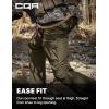 CQR Men’s Tactical Pants, Water Resistant Ripstop Cargo Pants, Lightweight EDC Work Hiking Pants, Outdoor Apparel(Raider Mag Soil Green)