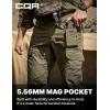 CQR Men’s Tactical Pants, Water Resistant Ripstop Cargo Pants, Lightweight EDC Work Hiking Pants, Outdoor Apparel(Raider Mag Soil Green)