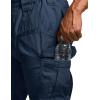 CQR Men’s Tactical Pants, Water Resistant Ripstop Cargo Pants, Lightweight EDC Work Hiking Pants, Outdoor Apparel(Raider Midnight Blue)