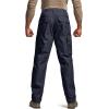 CQR Men’s Tactical Pants, Water Resistant Ripstop Cargo Pants, Lightweight EDC Work Hiking Pants, Outdoor Apparel(Raider Police Navy)