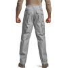 CQR Men’s Tactical Pants, Water Resistant Ripstop Cargo Pants, Lightweight EDC Work Hiking Pants, Outdoor Apparel(Raider Stone)