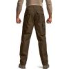 CQR Men’s Tactical Pants, Water Resistant Ripstop Cargo Pants, Lightweight EDC Work Hiking Pants, Outdoor Apparel(Raider Tundra)