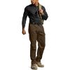 CQR Men’s Tactical Pants, Water Resistant Ripstop Cargo Pants, Lightweight EDC Work Hiking Pants, Outdoor Apparel(Raider Tundra)