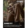 CQR Men’s Tactical Pants, Water Resistant Ripstop Cargo Pants, Lightweight EDC Work Hiking Pants, Outdoor Apparel(Raider Tundra)