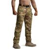 CQR Men’s Tactical Pants, Water Resistant Ripstop Cargo Pants, Lightweight EDC Work Hiking Pants, Outdoor Apparel(Duratex Mag Pocket Print Utility Camo)