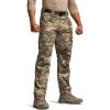 CQR Men’s Tactical Pants, Water Resistant Ripstop Cargo Pants, Lightweight EDC Work Hiking Pants, Outdoor Apparel(Duratex Mag Pocket Utility Camo)