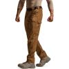 CQR Men’s Tactical Pants, Water Resistant Ripstop Cargo Pants, Lightweight EDC Work Hiking Pants, Outdoor Apparel(Raider Mag Pocket Copper Brown)