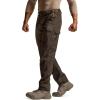 CQR Men’s Tactical Pants, Water Resistant Ripstop Cargo Pants, Lightweight EDC Work Hiking Pants, Outdoor Apparel(Raider Mag Pocket Dark Brown)