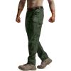 CQR Men’s Tactical Pants, Water Resistant Ripstop Cargo Pants, Lightweight EDC Work Hiking Pants, Outdoor Apparel(Raider Mag Pocket Green Kelp)