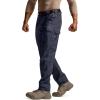CQR Men’s Tactical Pants, Water Resistant Ripstop Cargo Pants, Lightweight EDC Work Hiking Pants, Outdoor Apparel(Raider Mag Pocket Police Navy)