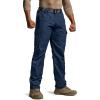 CQR Men’s Tactical Pants, Water Resistant Ripstop Cargo Pants, Lightweight EDC Work Hiking Pants, Outdoor Apparel(Raider Midnight Blue)