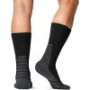 CQR 3 Pack Men and Women Wool Hiking Mid Calf Crew Socks, Moisture Wicking Breathable Outdoor Tactical Cushion boot Socks(Rex Arc 10in Black)