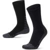 CQR 3 Pack Men and Women Wool Hiking Mid Calf Crew Socks, Moisture Wicking Breathable Outdoor Tactical Cushion boot Socks(Rex Arc 10in Black)