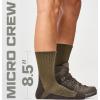 CQR 3 Pack Men and Women Wool Hiking Mid Calf Crew Socks, Moisture Wicking Breathable Outdoor Tactical Cushion boot Socks(Rex Tac 8.5in Coyote Brown)
