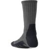 CQR 3 Pack Men and Women Wool Hiking Mid Calf Crew Socks, Moisture Wicking Breathable Outdoor Tactical Cushion boot Socks(Rex Tac 8.5in Light Grey)