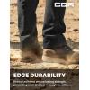 CQR Men’s Quick Dry Work Pants, Water Resistant Outdoor Tactical Pants, Lightweight Stretch Cargo Hiking Pants(Frontline Black)
