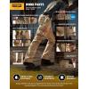 CQR Men’s Quick Dry Work Pants, Water Resistant Outdoor Tactical Pants, Lightweight Stretch Cargo Hiking Pants(Frontline Cougar)