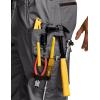 CQR Men’s Quick Dry Work Pants, Water Resistant Outdoor Tactical Pants, Lightweight Stretch Cargo Hiking Pants(Work Pants Charcoal)