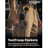 CQR Men’s Quick Dry Work Pants, Water Resistant Outdoor Tactical Pants, Lightweight Stretch Cargo Hiking Pants(Work Pants Cougar)