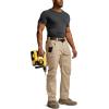 CQR Men’s Quick Dry Work Pants, Water Resistant Outdoor Tactical Pants, Lightweight Stretch Cargo Hiking Pants(Work Pants Khaki)