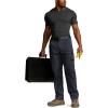 CQR Men’s Quick Dry Work Pants, Water Resistant Outdoor Tactical Pants, Lightweight Stretch Cargo Hiking Pants(Work Pants Police Navy)
