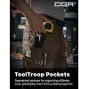 CQR Men’s Quick Dry Work Pants, Water Resistant Outdoor Tactical Pants, Lightweight Stretch Cargo Hiking Pants(Work Pants Tundra)