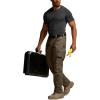 CQR Men’s Quick Dry Work Pants, Water Resistant Outdoor Tactical Pants, Lightweight Stretch Cargo Hiking Pants(Work Pants Tundra)