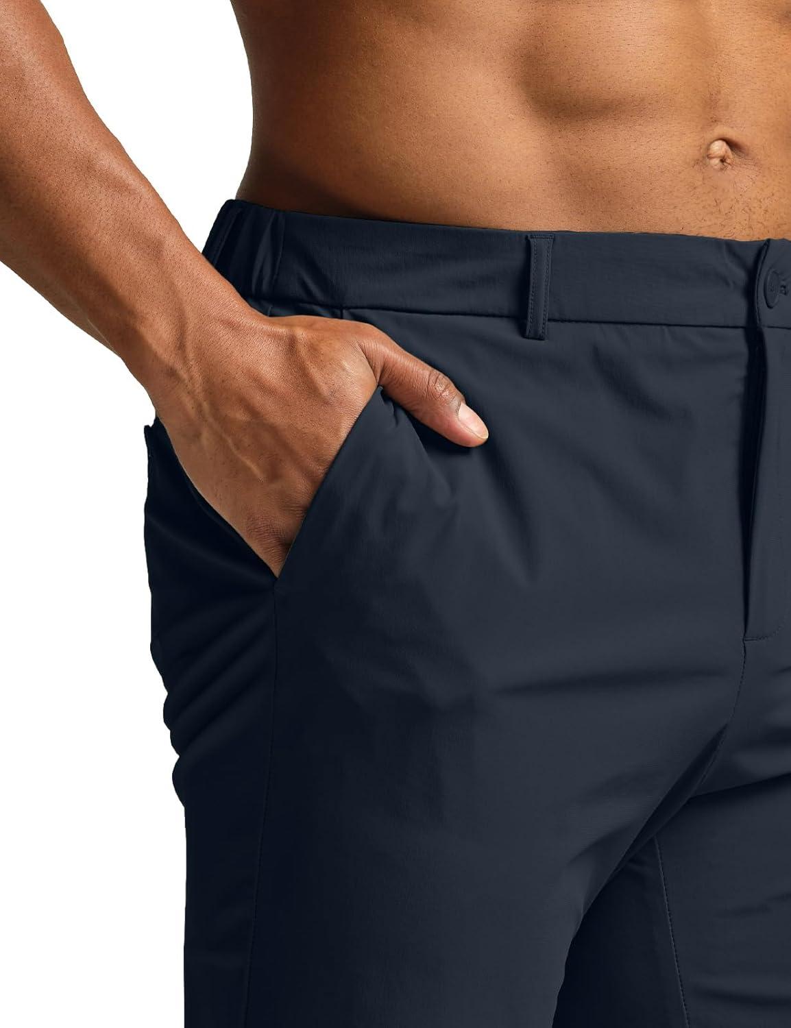 image:imageCQR Mens Quick Dry Stretch Hiking Cargo Shorts Lightweight Water Resistant Tactical Casual Golf amp Outdoor with PocketsHike Flex Navy