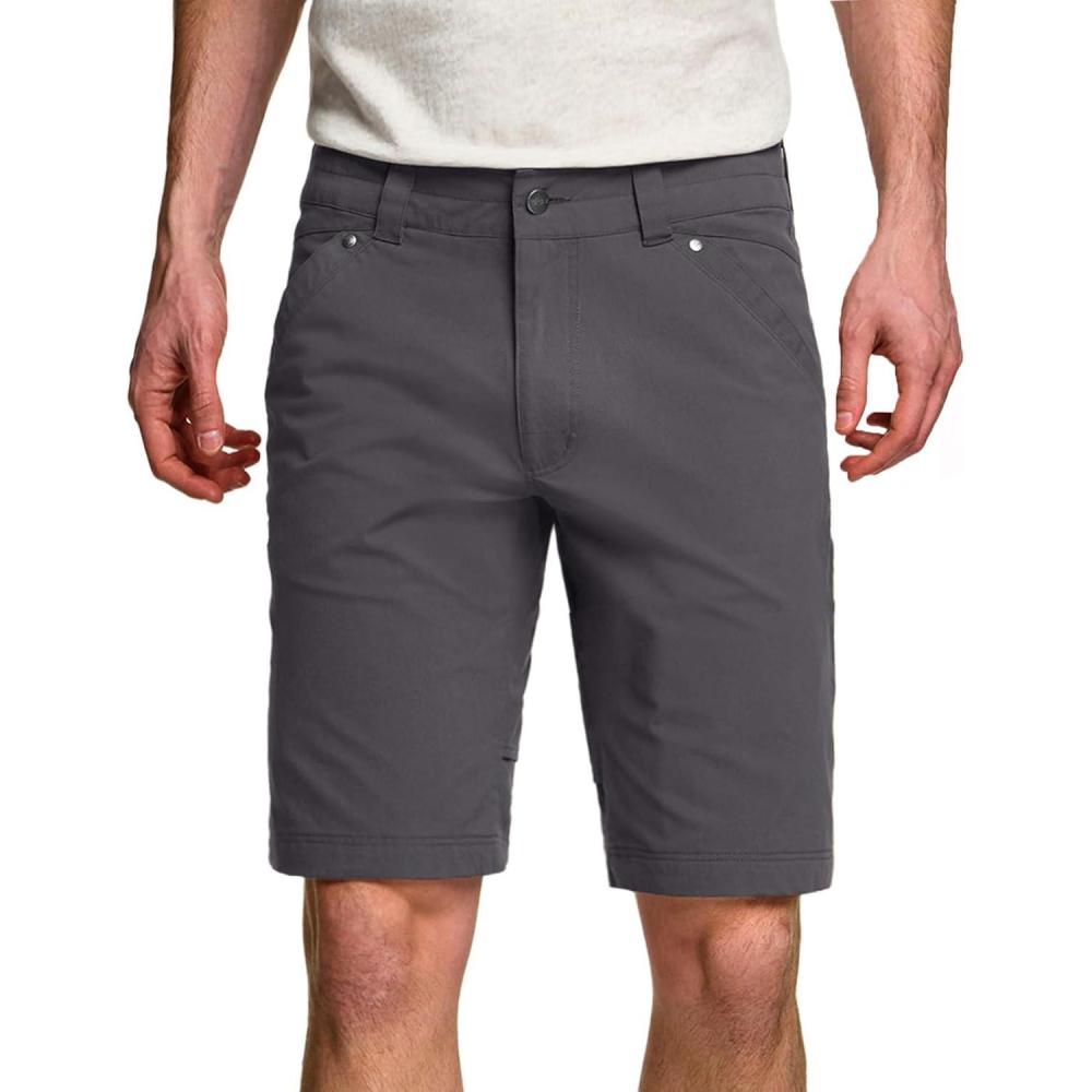 image:imageCQR Mens Stretch Utility Shorts Lightweight Quick Dry Casual Shorts Hiking Golf Cargo Shorts with Zipper PocketsSedona Shorts Charcoal