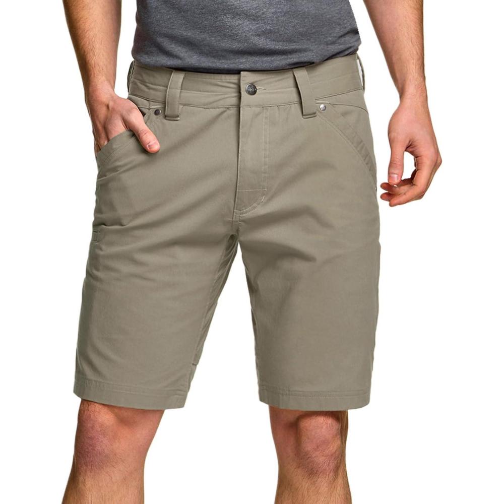 image:imageCQR Mens Stretch Utility Shorts Lightweight Quick Dry Casual Shorts Hiking Golf Cargo Shorts with Zipper PocketsSedona Shorts Tan