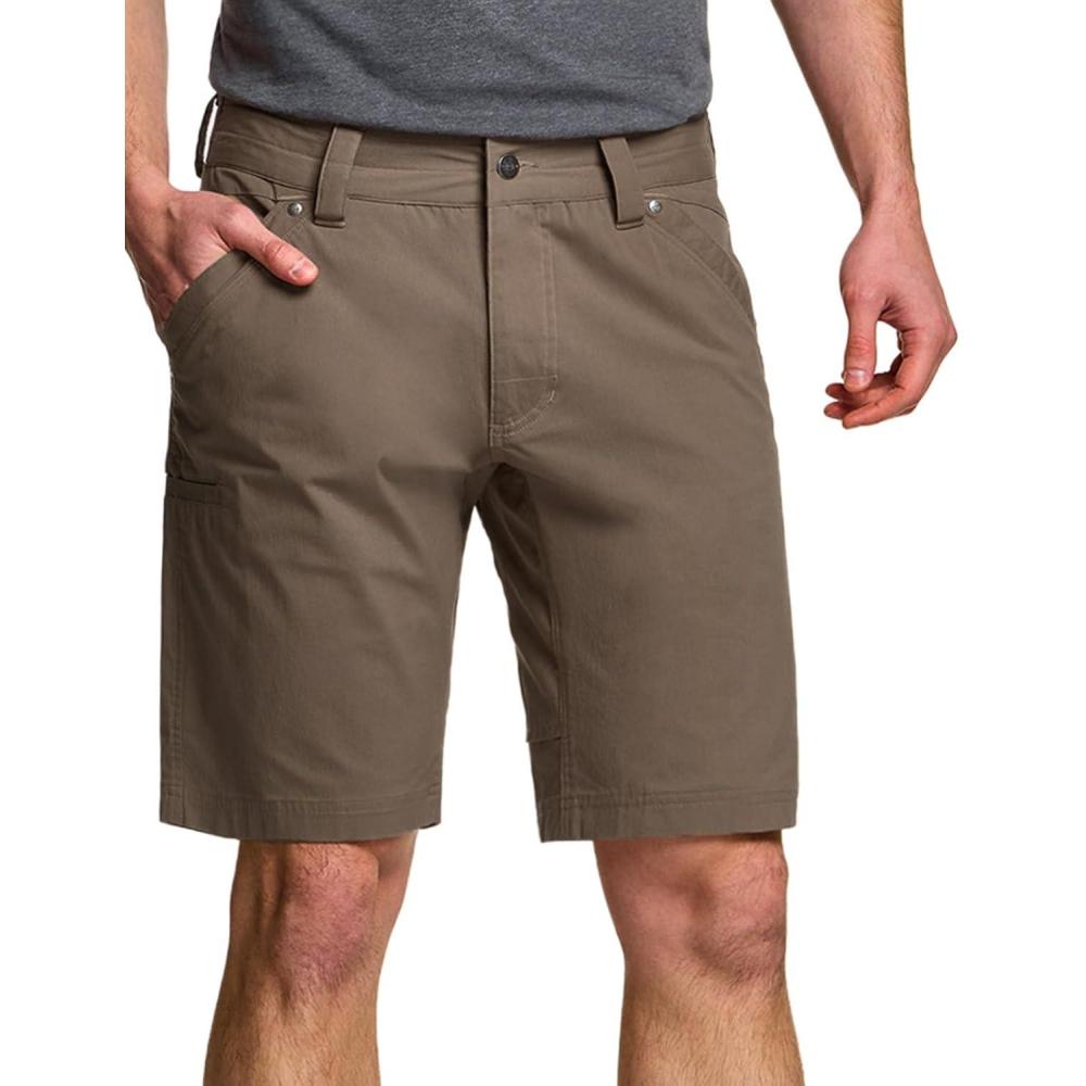 image:imageCQR Mens Stretch Utility Shorts Lightweight Quick Dry Casual Shorts Hiking Golf Cargo Shorts with Zipper PocketsSedona Shorts Tundra