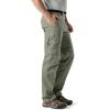CQR Men’s Convertible Cargo Tactical Pants, Water Resistant Outdoor Hiking Pants, Zip Off Lightweight Stretch Work Pants(Lightweight Zip-off Olive)