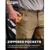 CQR Men’s Quick Dry Stretch Hiking Cargo Shorts, Lightweight Water Resistant Tactical Casual, Golf & Outdoor with Pockets(Peak Cougar)