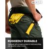 CQR Men’s Quick Dry Work Pants, Water Resistant Outdoor Tactical Pants, Lightweight Stretch Cargo Hiking Pants(Dura Flex Print Olive Green)