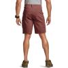 CQR Men’s Stretch Utility Shorts, Lightweight Quick Dry Casual Shorts, Hiking Golf Cargo Shorts with Zipper Pockets(Sedona Rust)