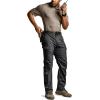 CQR Men’s Utility Flex Cargo Pants, Classic-Fit Casual Stretch Work Pants, Water Resistant Lightweight Tactical Hiking Pants(Sentinel Lib Black)
