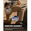CQR Men’s Utility Flex Cargo Pants, Classic-Fit Casual Stretch Work Pants, Water Resistant Lightweight Tactical Hiking Pants(Sentinel Lib Cougar)