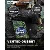 CQR Men’s Utility Flex Cargo Pants, Classic-Fit Casual Stretch Work Pants, Water Resistant Lightweight Tactical Hiking Pants(Tac Utility Camo Black)
