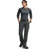 CQR Women’s Flex Stretch Tactical Pants, Water Resistant Ripstop Cargo Work Pants with Pockets for Outdoor & Hiking(Captain Carbon Grey)